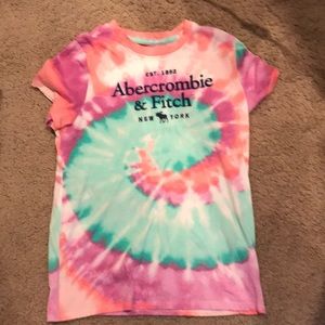 A&E tie dye shirt